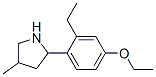 (9CI)-2-(4-乙氧基-2-乙基苯基)-4-甲基-吡咯烷結(jié)構(gòu)式_603069-06-3結(jié)構(gòu)式