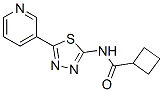 Cyclobutanecarboxamide, n-[5-(3-pyridinyl)-1,3,4-thiadiazol-2-yl]-(9ci) Structure,603073-26-3Structure