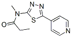 (9ci)-n-甲基-n-[5-(4-吡啶)-1,3,4-噻二唑-2-基]-丙酰胺結(jié)構(gòu)式_603074-76-6結(jié)構(gòu)式