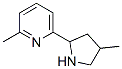 Pyridine, 2-methyl-6-(4-methyl-2-pyrrolidinyl)-(9ci)Structure,603089-90-3Structure Pyridine, 2-methyl-6-(4-methyl-2-pyrrolidinyl)-(9ci) Structure,603089-90-3Structure