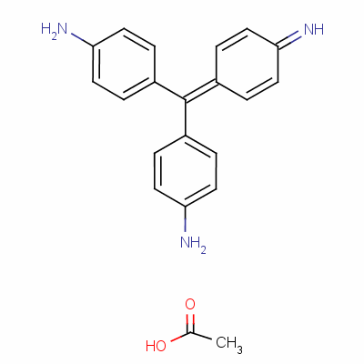 Pararosaniline acetateStructure,6035-94-5Structure Pararosaniline acetate Structure,6035-94-5Structure