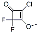 2-Cyclobuten-1-one,2-chloro-4,4-difluoro-3-methoxy-Structure,60376-34-3Structure 2-Cyclobuten-1-one,2-chloro-4,4-difluoro-3-methoxy- Structure,60376-34-3Structure
