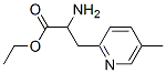 2-Pyridinepropanoicacid,alpha-amino-5-methyl-,ethylester(9ci)Structure,603945-37-5Structure 2-Pyridinepropanoicacid,alpha-amino-5-methyl-,ethylester(9ci) Structure,603945-37-5Structure