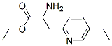 2-Pyridinepropanoicacid,alpha-amino-5-ethyl-,ethylester(9ci)Structure,603945-38-6Structure 2-Pyridinepropanoicacid,alpha-amino-5-ethyl-,ethylester(9ci) Structure,603945-38-6Structure
