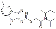(9ci)-1-[[(5,8-二甲基-5H-1,2,4-噻嗪并[5,6-b]吲哚-3-基)硫代]乙?；鵠-2,6-二甲基-哌啶結構式_603946-49-2結構式