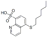 5-(己基硫代)-8-喹啉磺酸結(jié)構(gòu)式_60465-77-2結(jié)構(gòu)式