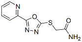 (9ci)-2-[[5-(2-吡啶)-1,3,4-噁二唑-2-基]硫代]-乙酰胺結(jié)構(gòu)式_604739-80-2結(jié)構(gòu)式
