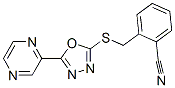 Benzonitrile, 2-[[(5-pyrazinyl-1,3,4-oxadiazol-2-yl)thio]methyl]-(9ci) Structure,604740-30-9Structure