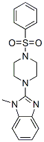 Piperazine, 1-(1-methyl-1h-benzimidazol-2-yl)-4-(phenylsulfonyl)-(9ci)Structure,604741-57-3Structure Piperazine, 1-(1-methyl-1h-benzimidazol-2-yl)-4-(phenylsulfonyl)-(9ci) Structure,604741-57-3Structure