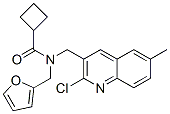 Cyclobutanecarboxamide, n-[(2-chloro-6-methyl-3-quinolinyl)methyl]-n-(2-furanylmethyl)-(9ci) Structure,604781-21-7Structure
