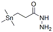3-(三甲基錫)-丙酸肼結(jié)構(gòu)式_60522-59-0結(jié)構(gòu)式