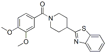 Piperidine, 4-(2-benzothiazolyl)-1-(3,4-dimethoxybenzoyl)-(9ci)Structure,605628-00-0Structure Piperidine, 4-(2-benzothiazolyl)-1-(3,4-dimethoxybenzoyl)-(9ci) Structure,605628-00-0Structure