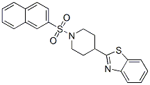 Piperidine, 4-(2-benzothiazolyl)-1-(2-naphthalenylsulfonyl)-(9ci)Structure,605629-41-2Structure Piperidine, 4-(2-benzothiazolyl)-1-(2-naphthalenylsulfonyl)-(9ci) Structure,605629-41-2Structure