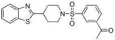 (9ci)-1-[(3-乙?；交?磺?；鵠-4-(2-苯并噻唑)-哌啶結(jié)構(gòu)式_606082-26-2結(jié)構(gòu)式