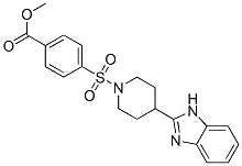 Benzoic acid, 4-[[4-(1h-benzimidazol-2-yl)-1-piperidinyl]sulfonyl]-, methyl ester (9ci) Structure,606082-33-1Structure