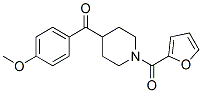 (9ci)-1-(2-呋喃羰基)-4-(4-甲氧基苯甲?；?-哌啶結(jié)構(gòu)式_606086-12-8結(jié)構(gòu)式