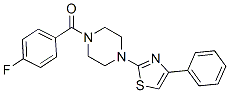 Piperazine, 1-(4-fluorobenzoyl)-4-(4-phenyl-2-thiazolyl)-(9ci)Structure,606087-52-9Structure Piperazine, 1-(4-fluorobenzoyl)-4-(4-phenyl-2-thiazolyl)-(9ci) Structure,606087-52-9Structure
