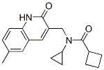 Cyclobutanecarboxamide, n-cyclopropyl-n-[(1,2-dihydro-6-methyl-2-oxo-3-quinolinyl)methyl]-(9ci) Structure,606095-22-1Structure
