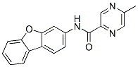 Pyrazinecarboxamide, n-dibenzofuran-3-yl-5-methyl-(9ci)Structure,606096-80-4Structure Pyrazinecarboxamide, n-dibenzofuran-3-yl-5-methyl-(9ci) Structure,606096-80-4Structure