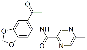 Pyrazinecarboxamide, n-(6-acetyl-1,3-benzodioxol-5-yl)-5-methyl-(9ci)Structure,606096-86-0Structure Pyrazinecarboxamide, n-(6-acetyl-1,3-benzodioxol-5-yl)-5-methyl-(9ci) Structure,606096-86-0Structure