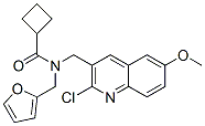 Cyclobutanecarboxamide, n-[(2-chloro-6-methoxy-3-quinolinyl)methyl]-n-(2-furanylmethyl)-(9ci) Structure,606102-99-2Structure