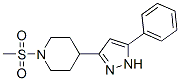 (9ci)-1-(甲基磺?；?-4-(5-苯基-1H-吡唑-3-基)-哌啶結(jié)構(gòu)式_606103-91-7結(jié)構(gòu)式