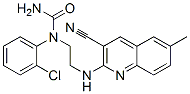 (9CI)-N-(2-氯苯基)-N-[2-[(3-氰基-6-甲基-2-喹啉)氨基]乙基]-脲結構式_606105-38-8結構式