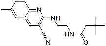 (9ci)-n-[2-[(3-氰基-6-甲基-2-喹啉)氨基]乙基]-3,3-二甲基-丁酰胺結構式_606105-61-7結構式