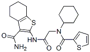 Benzo[b]thiophene-3-carboxamide, 2-[[[cyclohexyl(2-thienylcarbonyl)amino]acetyl]amino]-4,5,6,7-tetrahydro-(9ci) Structure,606108-92-3Structure