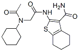 Benzo[b]thiophene-3-carboxamide, 2-[[(acetylcyclohexylamino)acetyl]amino]-4,5,6,7-tetrahydro-(9ci) Structure,606108-96-7Structure