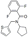 Benzamide, n-cyclopentyl-2,6-difluoro-n-(2-thienylmethyl)-(9ci)Structure,606117-62-8Structure Benzamide, n-cyclopentyl-2,6-difluoro-n-(2-thienylmethyl)-(9ci) Structure,606117-62-8Structure