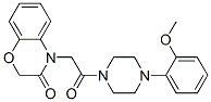 (9ci)-1-[(2,3-二氫-3-氧代-4H-1,4-苯并噁嗪-4-基)乙?；鵠-4-(2-甲氧基苯基)-哌嗪結(jié)構(gòu)式_606118-13-2結(jié)構(gòu)式