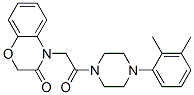 (9ci)-1-[(2,3-二氫-3-氧代-4H-1,4-苯并噁嗪-4-基)乙?；鵠-4-(2,3-二甲基苯基)-哌嗪結(jié)構(gòu)式_606118-30-3結(jié)構(gòu)式