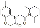 (9ci)-1-[(2,3-二氫-6-甲基-3-氧代-4H-1,4-苯并噁嗪-4-基)乙?；鵠-2,6-二甲基-哌啶結構式_606119-48-6結構式