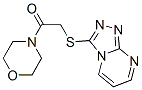 (9ci)-4-[(1,2,4-噻唑并[4,3-a]嘧啶-3-基硫代)乙?；鵠-嗎啉結(jié)構(gòu)式_606121-15-7結(jié)構(gòu)式