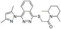 (9ci)-1-[[[4-(3,5-二甲基-1H-吡唑-1-基)-1-二氮雜萘]硫代]乙?；鵠-2,6-二甲基-哌啶結(jié)構(gòu)式_606122-46-7結(jié)構(gòu)式