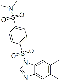 Benzenesulfonamide, 4-[(5,6-dimethyl-1h-benzimidazol-1-yl)sulfonyl]-n,n-dimethyl-(9ci) Structure,606131-21-9Structure