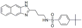 Benzenesulfonamide, 4-(1,1-dimethylethyl)-n-[3-(1h-naphth[2,3-d]imidazol-2-yl)propyl]-(9ci) Structure,606133-48-6Structure