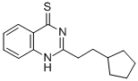 2-(2-環(huán)戊基乙基)-4(1H)-喹唑啉硫酮結(jié)構(gòu)式_606136-43-0結(jié)構(gòu)式