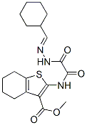 Benzo[b]thiophene-3-carboxylic acid, 2-[[[(cyclohexylmethylene)hydrazino]oxoacetyl]amino]-4,5,6,7-tetrahydro-, methyl ester (9ci) Structure,606484-66-6Structure