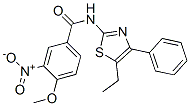 Benzamide, n-(5-ethyl-4-phenyl-2-thiazolyl)-4-methoxy-3-nitro-(9ci)Structure,606922-90-1Structure Benzamide, n-(5-ethyl-4-phenyl-2-thiazolyl)-4-methoxy-3-nitro-(9ci) Structure,606922-90-1Structure