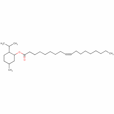 (1Alpha, 2beta, 5alpha)-5-methyl-2-(1-methylethyl)cyclohexyl oleateStructure,6070-18-4Structure (1Alpha, 2beta, 5alpha)-5-methyl-2-(1-methylethyl)cyclohexyl oleate Structure,6070-18-4Structure