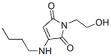 1H-pyrrole-2,5-dione, 3-(butylamino)-1-(2-hydroxyethyl)-(9ci) Structure,607692-44-4Structure