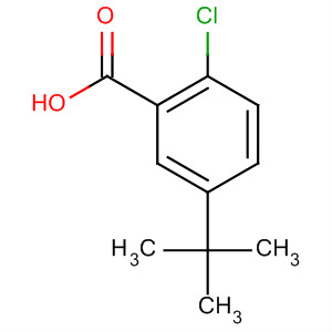 5-叔丁基-2-氯苯甲酸結(jié)構(gòu)式_60772-72-7結(jié)構(gòu)式