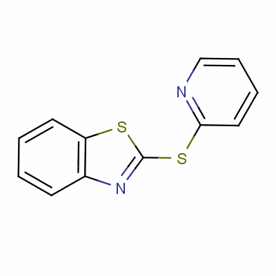 2-(2-吡啶硫代)苯并噻唑結(jié)構(gòu)式_60786-69-8結(jié)構(gòu)式