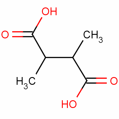 Meso-2,3-二甲基琥珀酸結(jié)構(gòu)式_608-40-2結(jié)構(gòu)式
