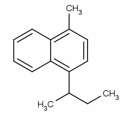 1-甲基-4-(1-甲基丙基)萘結構式_60848-34-2結構式