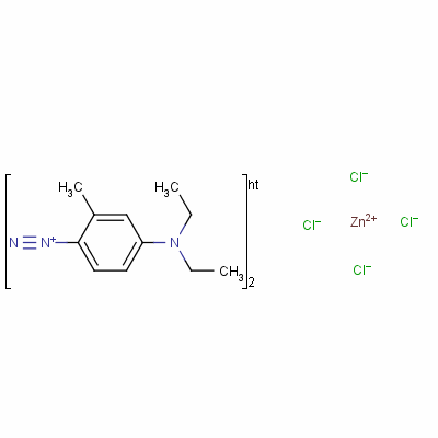 4-Diethylamino-2-methylbenzenediazonium chloride hemi(zinc chloride) saltStructure,60869-69-4Structure 4-Diethylamino-2-methylbenzenediazonium chloride hemi(zinc chloride) salt Structure,60869-69-4Structure