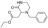 Ethyl2-(1-benzyl-3-oxopiperazin-2-yl)acetateStructure,61155-09-7Structure Ethyl2-(1-benzyl-3-oxopiperazin-2-yl)acetate Structure,61155-09-7Structure
