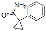 1-苯基環(huán)丙烷羧酰胺結(jié)構(gòu)式_6120-96-3結(jié)構(gòu)式
